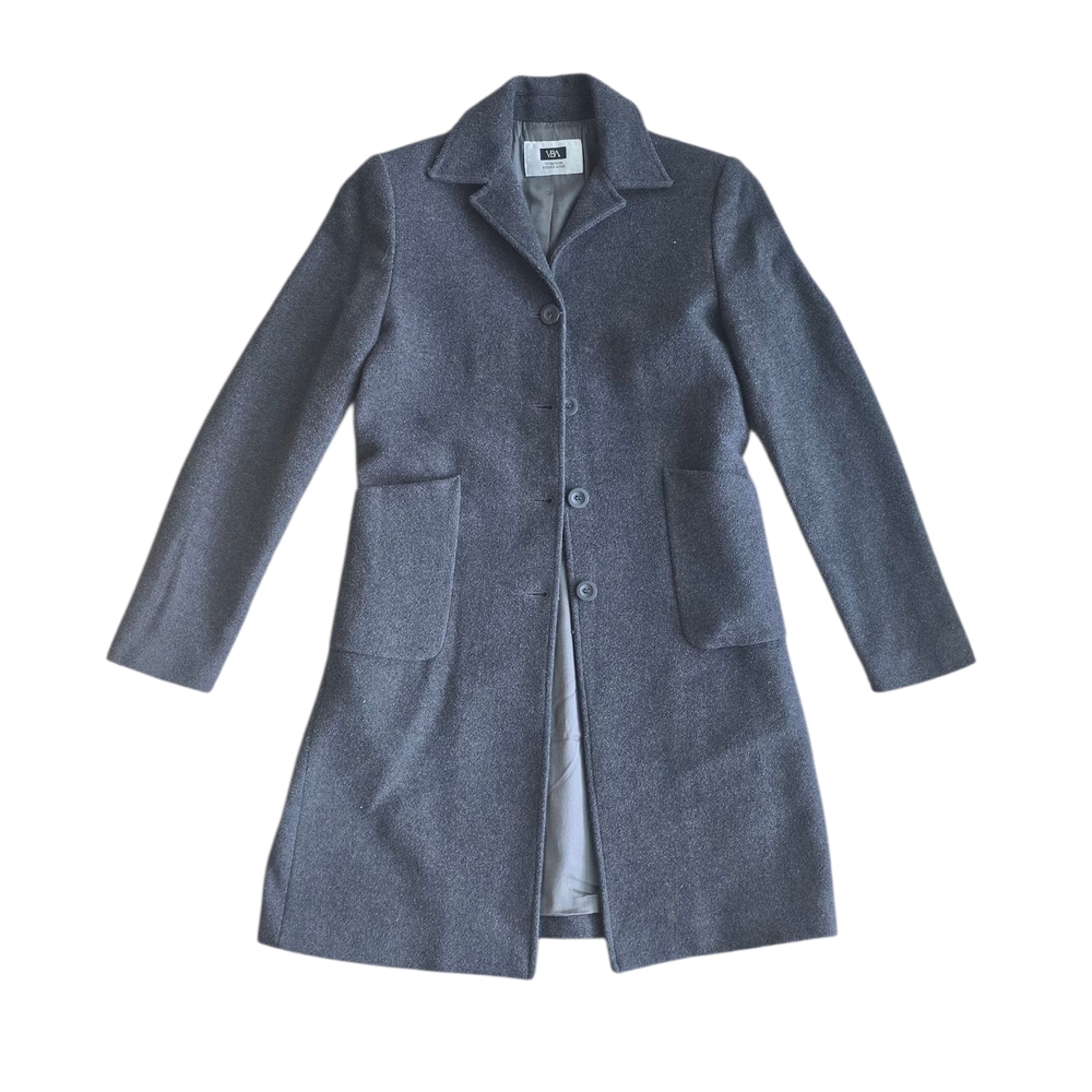 Women's Wool Blend Gray Coat